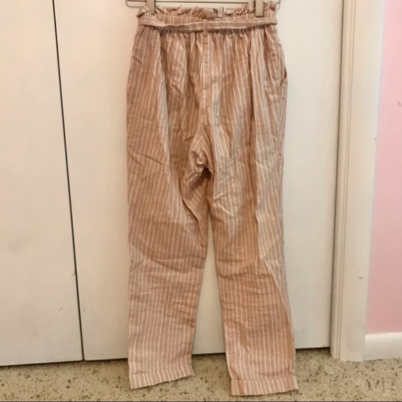⭐️3/$15⭐️ Sienna Sky Womens Linen Style Striped Pants - Picture 3 of 3